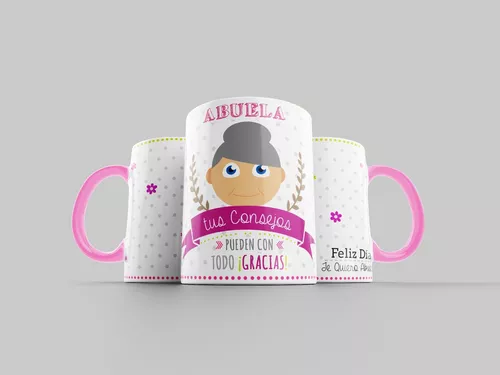 MUG PARA ABUELOS, ABUELO TUS CONCEJOS PUEDEN CON TODO, REGALOS PARA  ABUELOS