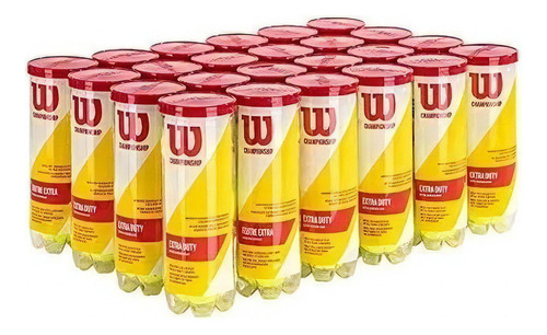 Pelotas Tenis Wilson Tubo 3 Padel Championship Pelotitas Entrenamiento Cancha