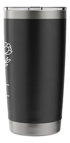 Taza Térmica Personalizada Riley Floral De Acero Inoxidable