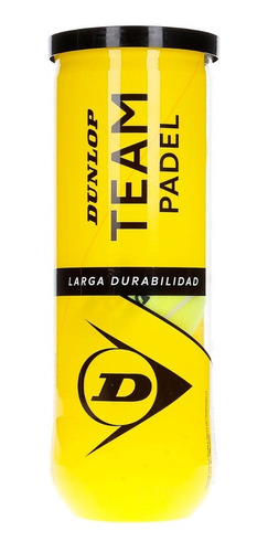 Tubo De Pelotas Dunlop Team Padel X3 Combo X6