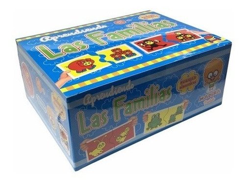 Puzzle Didactico Madera 2pz La Familia Banquito 