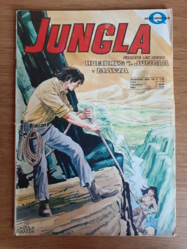 Cómic Jungla Año 3 Número 149 Editora Nacional Quimantú 1970