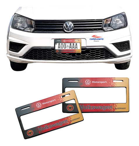 Par De Marco Portaplacas Vw Volkswagen