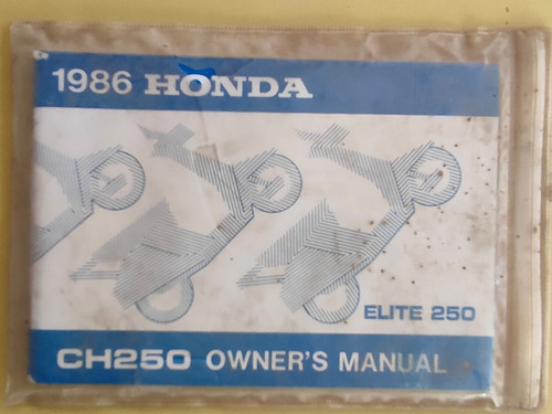 Manual De Usuario Honda Elite 250 1986