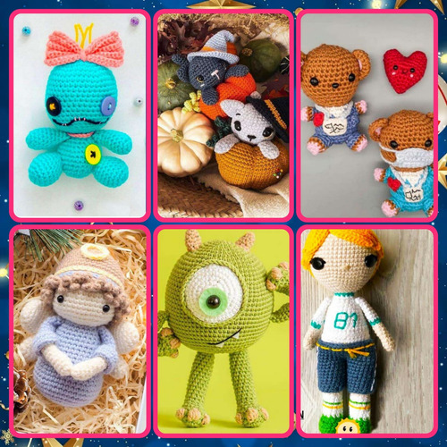 Kit Imprimible Amigurumis +1000 Patrones Pdf (Usado)