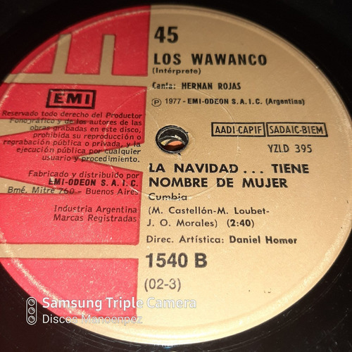 Simple Los Wawanco Emi 1540 C20