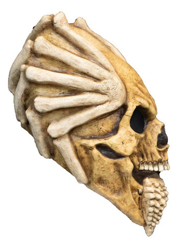 Máscara De Calavera. Color Amarillo Calaveras
