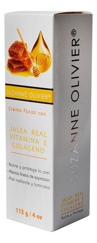 Crema Facial Jalea Real Vitamina E Colágeno Nutre Hidrata