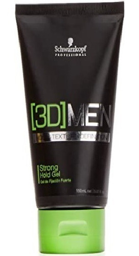 Gel De Fijación Fuerte 3d Men Schwarzk - mL a $359