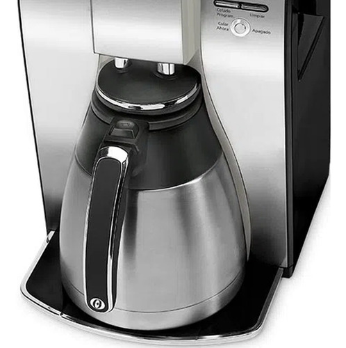 Cafetera De Filtro Oster Gourmet Programable Jarra Termica Color Plateado