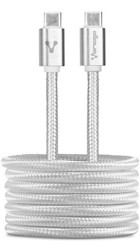 Vorago Cable Usb C, 1 Metro, Carga Rápida. /v Color Blanco