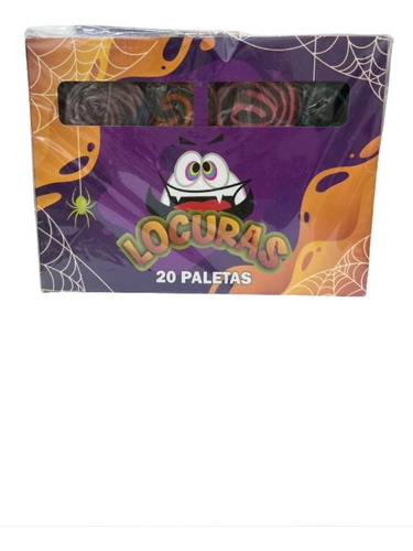 Paletas Halloween 6 Cm  Diametro X 20 Unidades