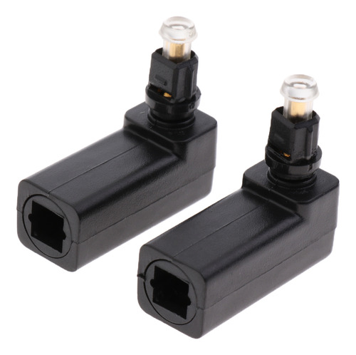 2pcs Adaptador Óptico Con Ángulo Compatible Con Puertos De