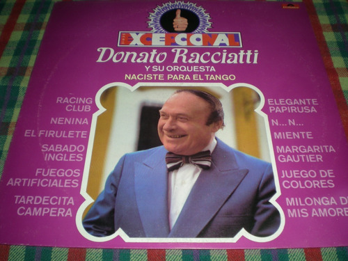 Donato Racciatti / Naciste Para El Tango Vinilo (22)