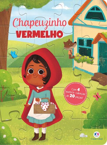 Libro Chapeuzinho Vermelho Com 4 Quebra Cabecas De Editora