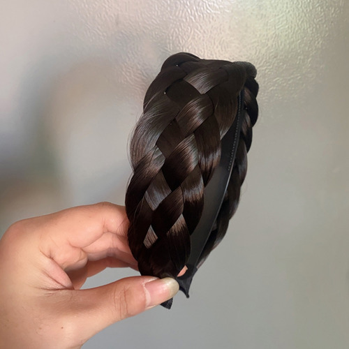 (bk), Diadema Invisible Y Esponjosa, Para Pelo, Trenza