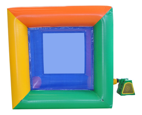 Piscina De Bolinhas Cubo Mágico Com Motor Soprador