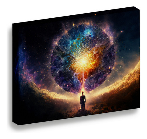 Cuadro Lienzo Canvas Energía Universo Chakra Estudio 25*30cm