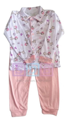 Pijama Para Bebe Niño Niña Varios Colores 2 Pzas Suave
