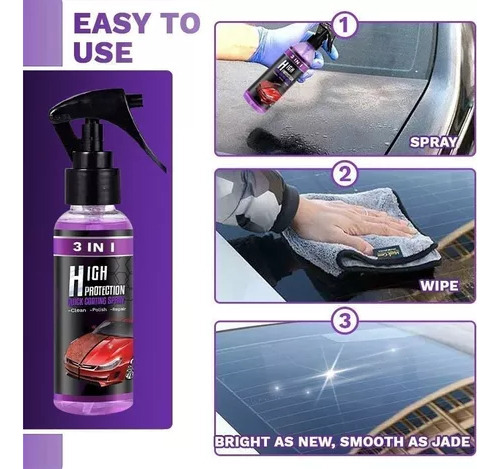 Fweaad Spray De Pintura Rápida Para Automóviles 3 En 1 De