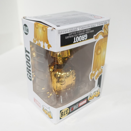 Funko Pop! Marvel Studios - Groot 378 Gold Chrome (Usado)