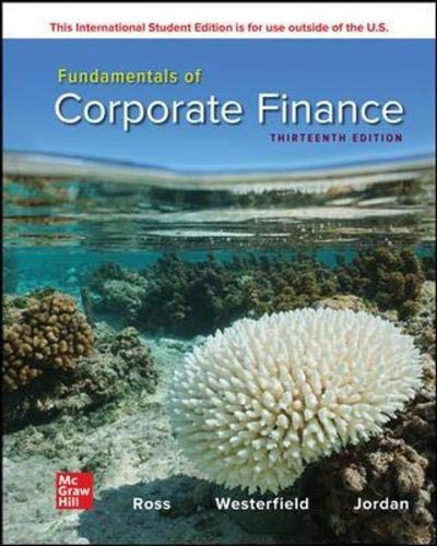 Fundamentals Of Corporate Finance, De Ross. Editorial Mc Graw Hill Education Uk, Tapa Blanda En Inglés, 2021