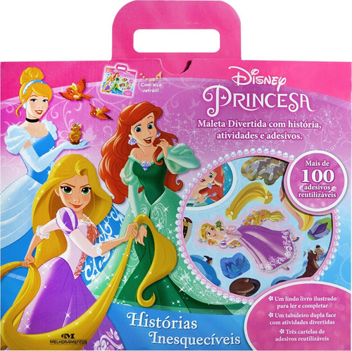 Imagem 1 de 3 de Maleta Divertida Princesas