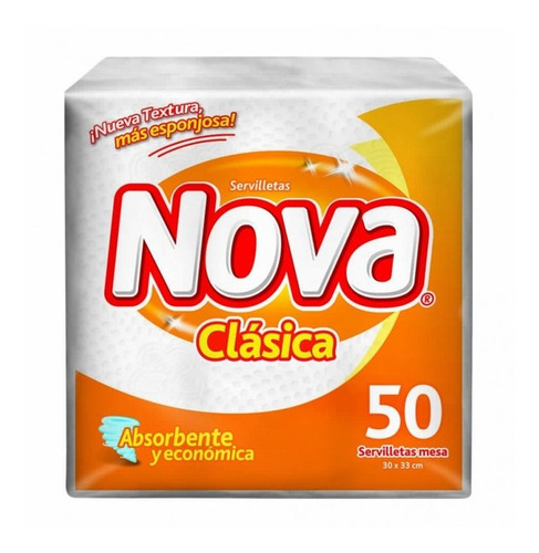 Servilleta Clasica Nova Coctel 50 Uni(5 Display) Super