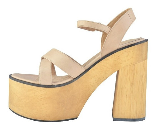 Sandalias De Fiesta De Mujer De Cuero Vacuno Cris - Ferraro
