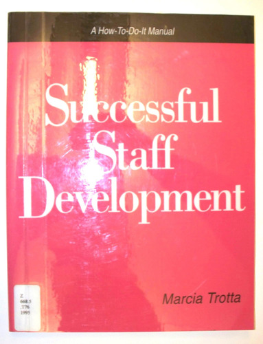Libro: Successful Staff Development: A How-to-do-it Manual