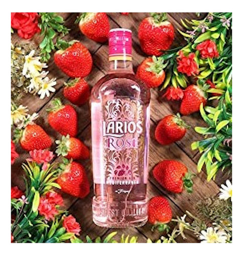 Caja De 6 Ginebra Larios Rose 700 Ml