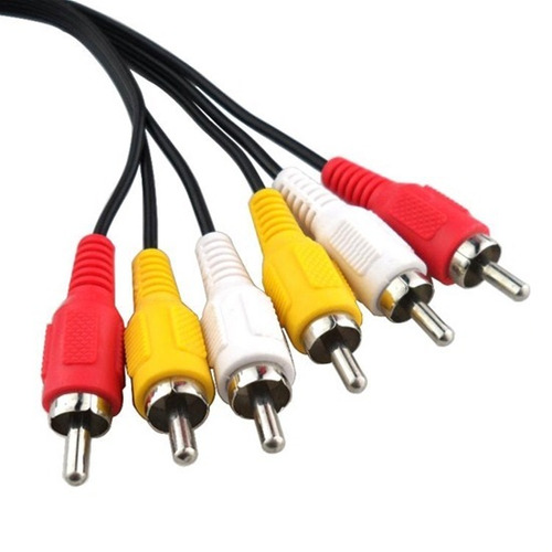 Cable Rca A Rca Video Stereo Y Audio 1,5m X Unidad