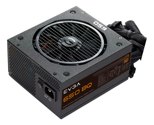 Fonte De Alimentação Atx Gamer Evga 650w Bq 80 Plus Bronze (Recondicionado)