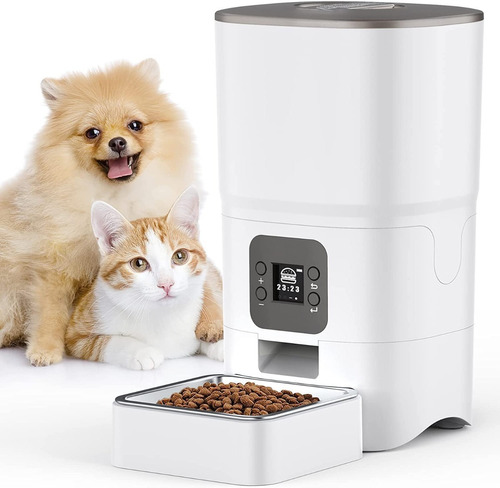 Alimentador Comedero Automático Perros Gatos Mazinger 6l