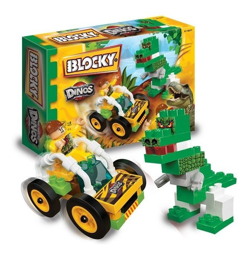 Bloques Blocky Dinos 65 Piezas Art. 01-677