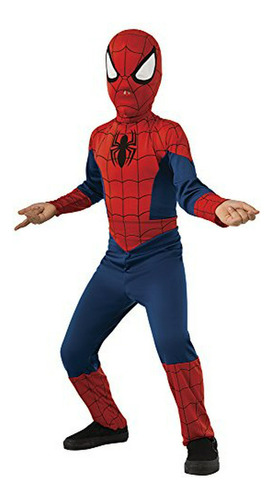 Disfraz De Spiderman Marvel Ultimate De Rubie, Niño Mediano 