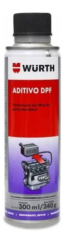 Aditivo Dpf 300ml Wurth - Tratamiento Filtro De Partículas 