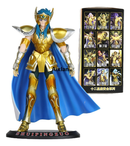 Figura Saint Seiya Camus Acuario Caballero Armadura Dorada A