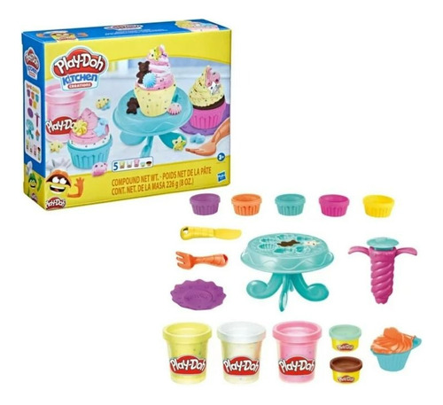 Masas Moldeables Play Doh Hasbro Set De Pastelitos Coloridos