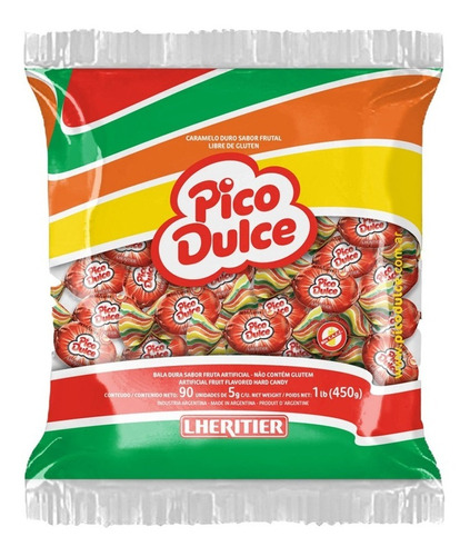 Caramelos Duros Pico Dulce 90un  -sin Tacc- La Golosineria