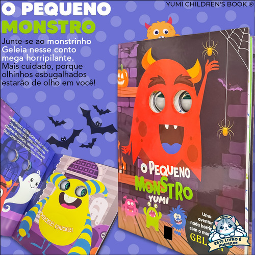 Livro Grande : O Pequeno Monstrinho | Uma Aventura Nada Horripilante Com O Monstrinho Geleia - Capa Dura E Animações Para Crianças