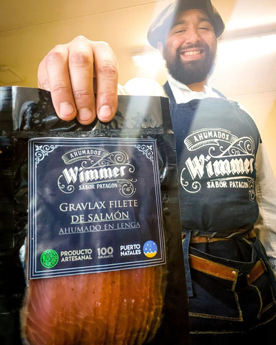Gravlax Filete De Salmón Patagónico Ahumado 100% Natural