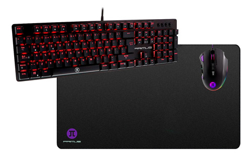 Combo Gamer Primus 3 En 1 Teclado Mouse Y Pad Xl Kp1 4 Css