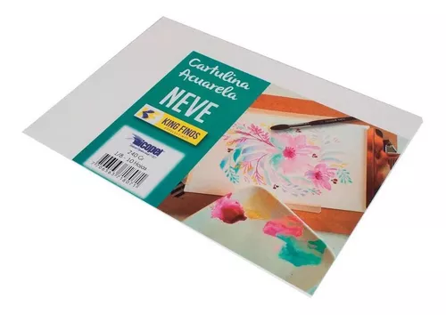 Papel para Acuarela A4 240 g 15 Hojas