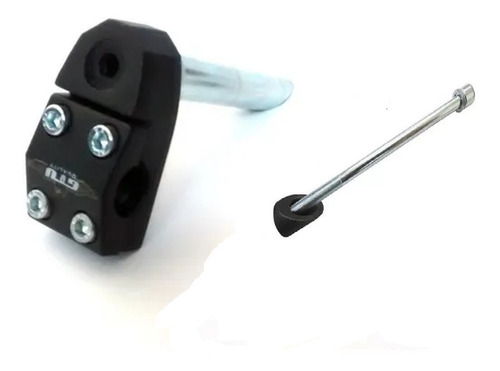 Suporte Mesa Avanço Guidão Bmx Gtu 21.1mm Preto Com Expander