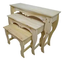 Comprar Combo Mesas Candy Bar X3 Unidades En Pino Macizo