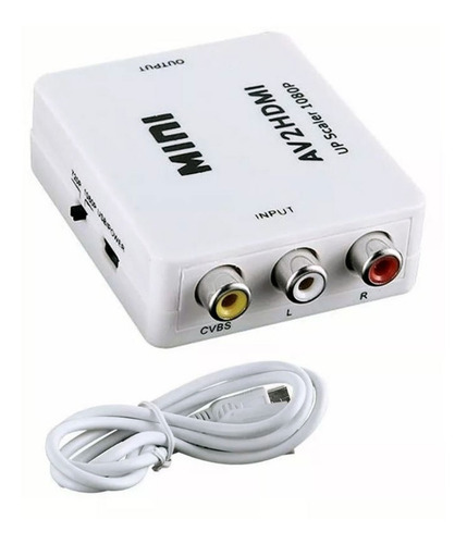 Imagen 1 de 6 de Convertidor Rca Análogo A Hdmi