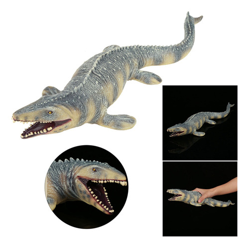 Figura Realista De 45 Cm, Modelo De Dinosaurio Mosasaurio, P