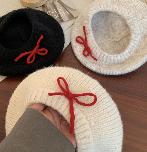 Boina De Felpa De Invierno Para Mujer, Gorro Cálido, Sombrer