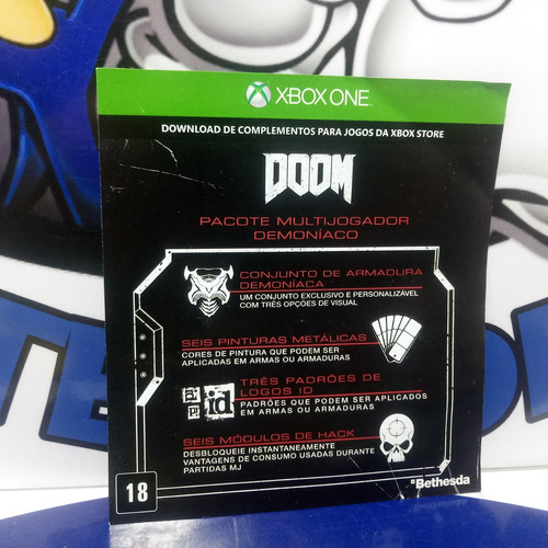 Doom Dlc - Xbox One Pacote De Multijogador Demoniaco